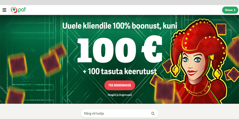 paf kasiino avaleht